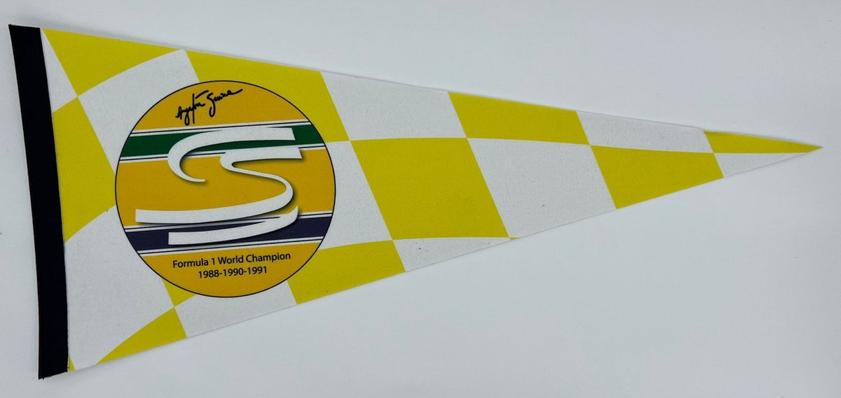 Ayrton Senna - Senna - formula 1 - F1 - Max Verstappen - Senna brazil- Brazil senna - car - racing - Pennant - McLaren motors - motorcycles - Sports banner - Pennant - Flag - Pennant - 31*72 cm - Ayrton Senna yellow - Redbull - Redbull racing - formula1