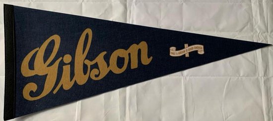 Gibson - guitar - guitar logo - Music - Banner - American - Sports banner - Pennant - Flag - Pennant - 31*72 cm