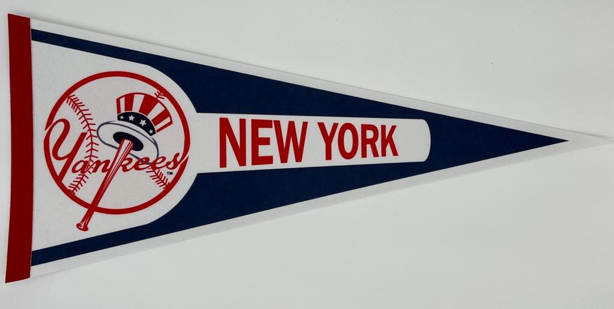 New York Yankees - NY Yankees - MLB - Pennant - Baseball - Baseball - Sports Pennant - Pennant - Pennant - Flag - 31 x 72 cm - White