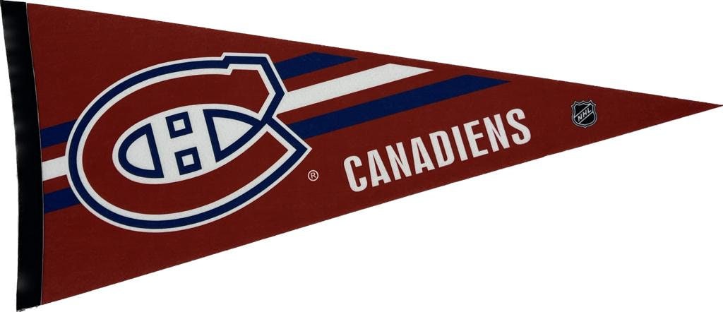 Montreal Canadiens pennant nhl pennants vaantje vlaggetje fanion flag ice hockey flag ijshockey ice canada hockey souvenir wall decor ca - Logo