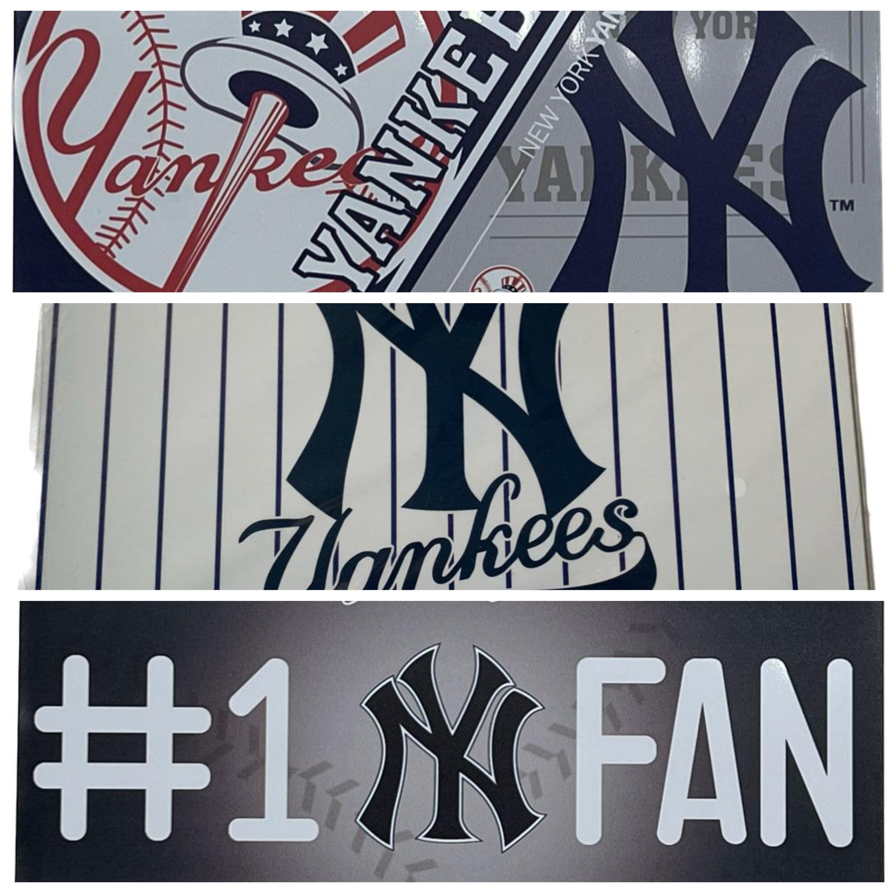 New York Yankees mlb pennants vaantje vlaggetje vlag vaantje fanion pennant flag honkbal baseball ny newyork basebal honkbal bal - VintageWhite