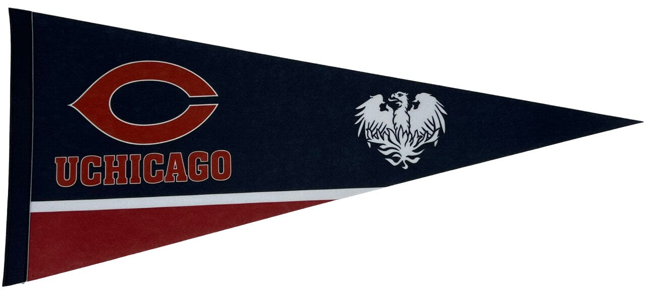 University of Chicago pennants vaantje vlaggetje vlag fanion pennant flag fahne drapeau uni gift chicago gift illinios flag gift uchicago - uChicago