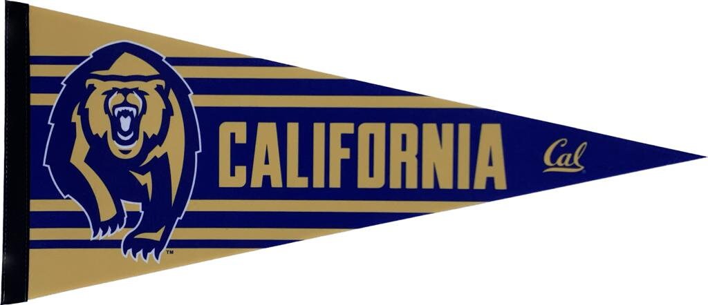 California University uni NCAA american football pennants vaantje vlaggetje vlag fanion pennant flag fahne drapeau university cali bears CA - original