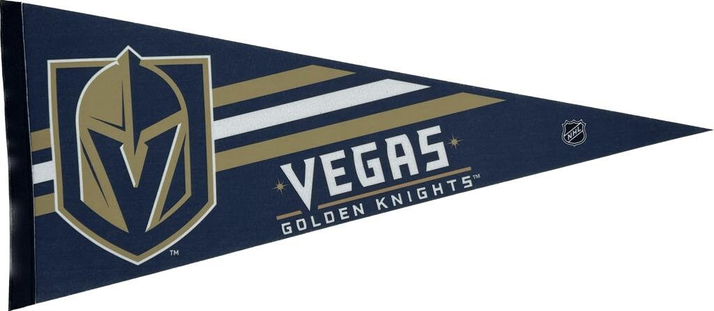 Las Vegas Golden Knights NHL pennants vaantje vlaggetje vlag fanion pennant flag drapeau ice hockey ijshockey usa ice skating usa america - Big Logo