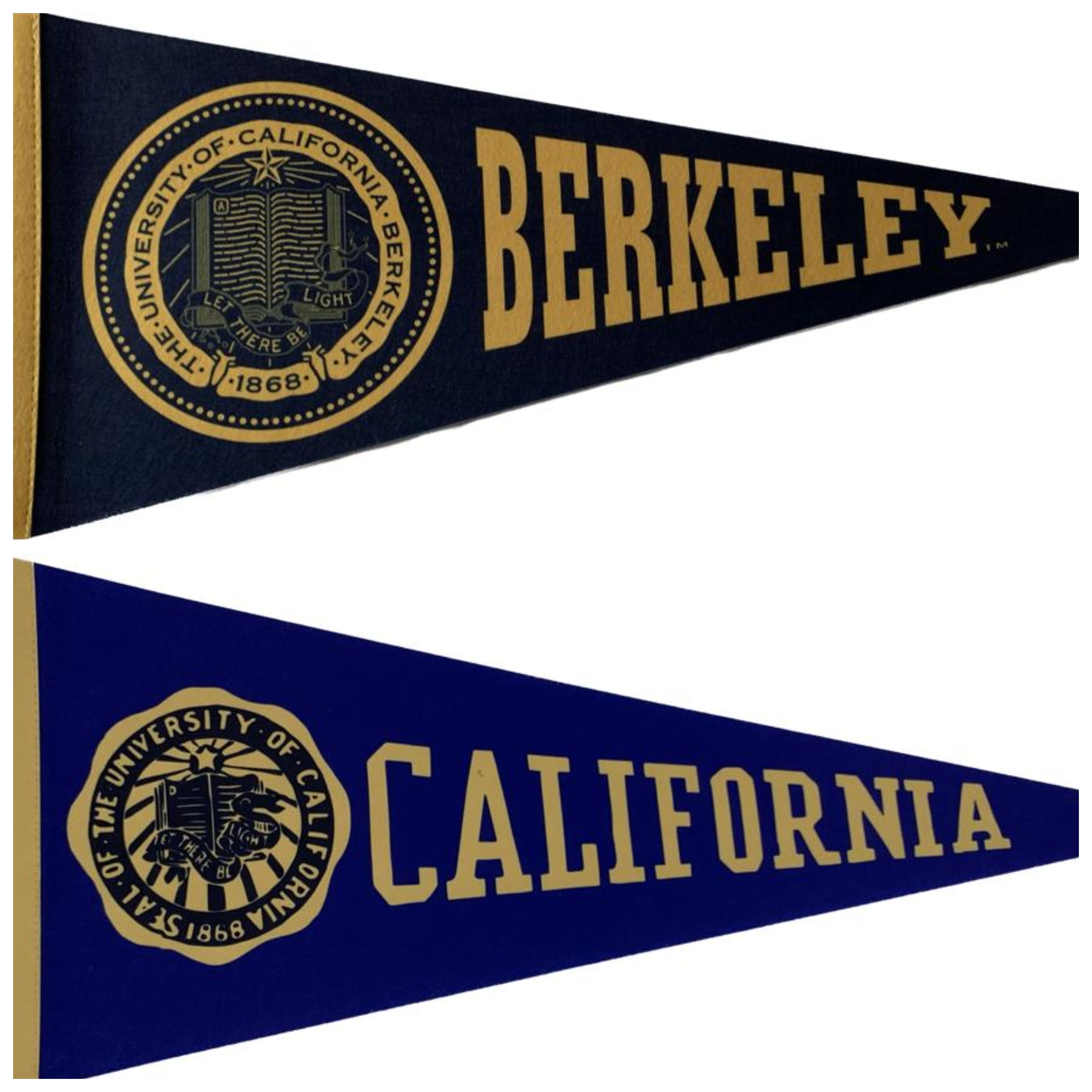 University of Berkeley california NCAA american football wimpels vaantje vlaggetje vlag fanion wimpel vlag drapeau ivy league cali UCB ca - Blue