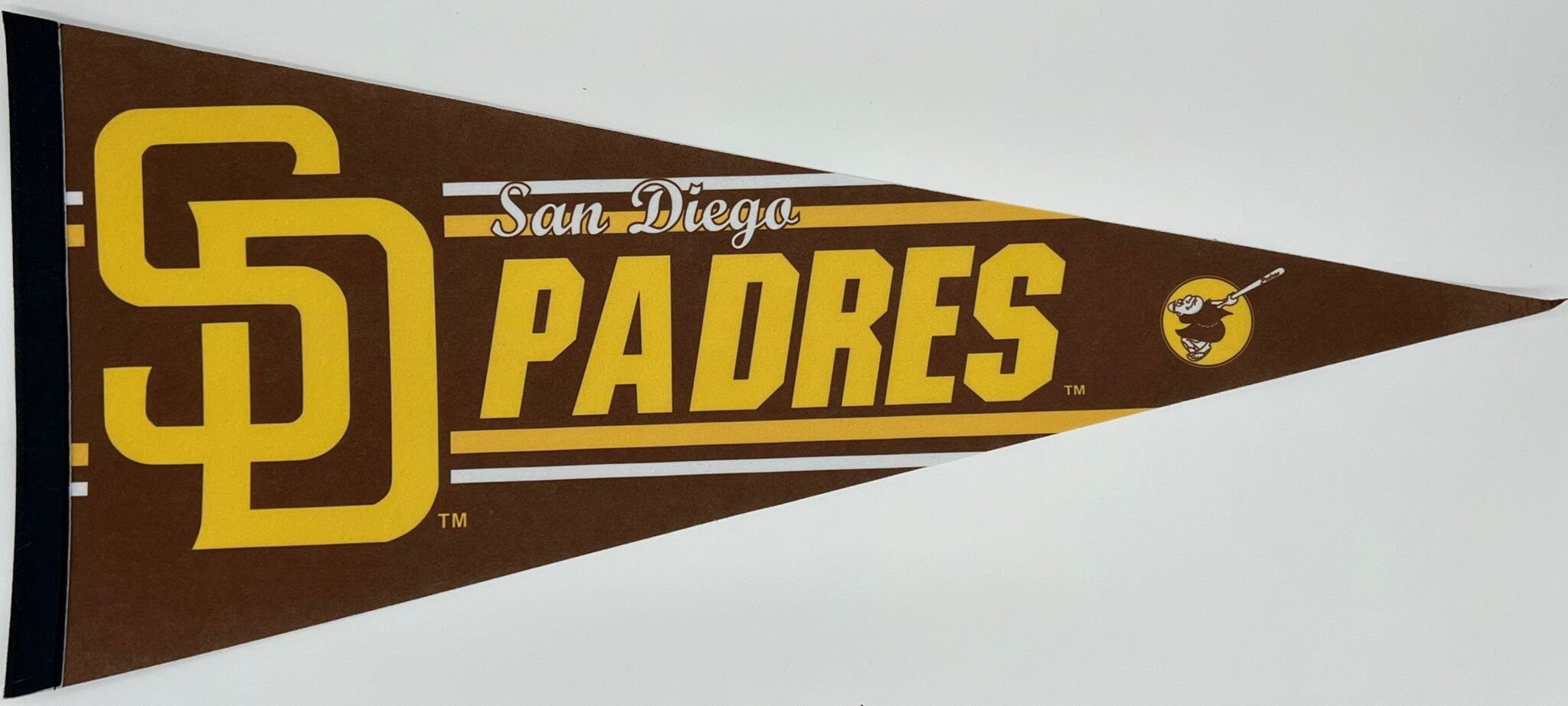 San Diego Padres mlb pennant sd padres pennant vaantje vlaggetje vlag fanion flag baseball basebal honkbal california mlb padres vintage - Logo