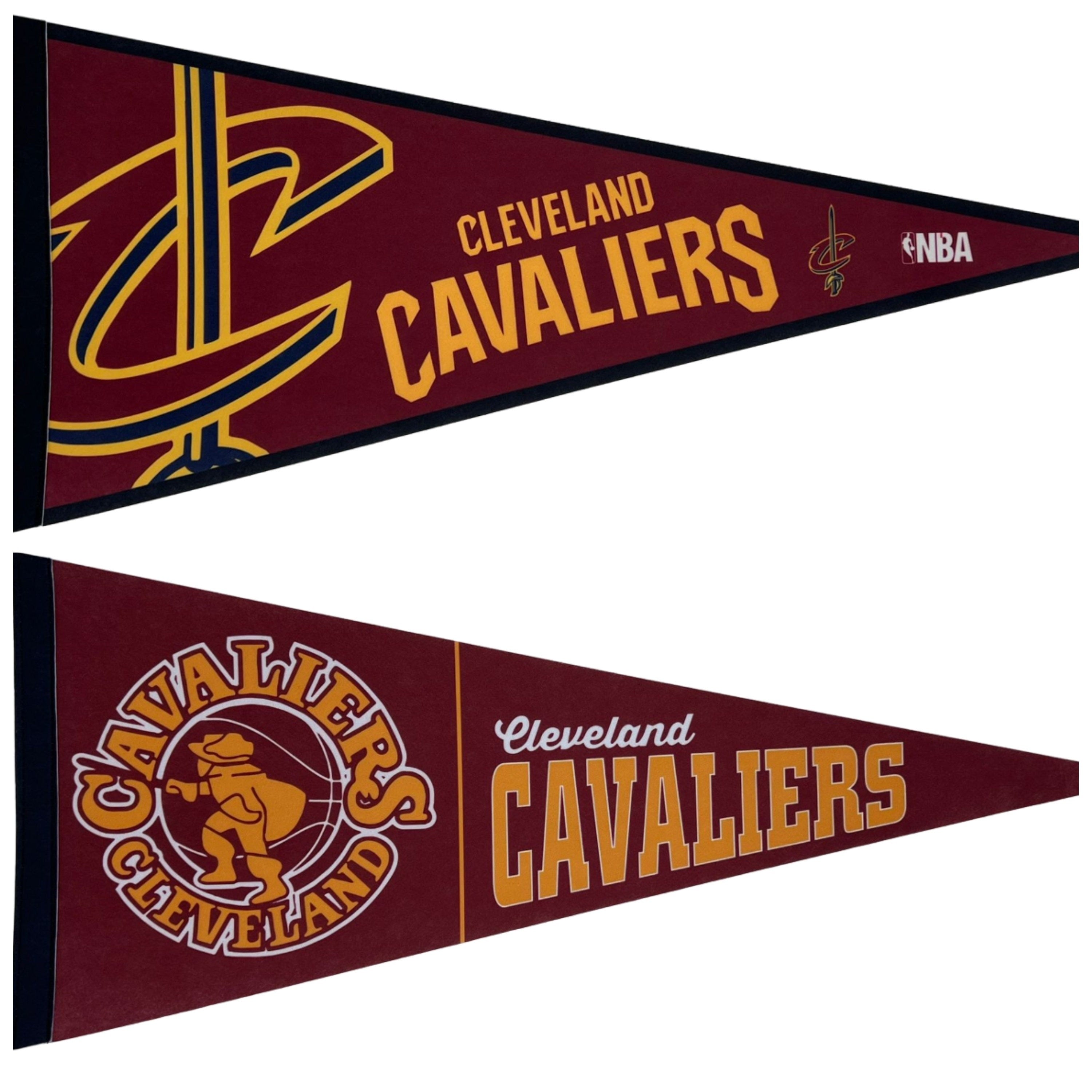 Cleveland Cavaliers Cavs basketball nba ball pennants vaantje vlaggetje vlag vaantje fanion pennant flag drapeaux basketbal - Vintage
