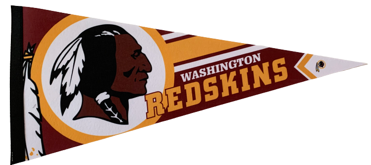 Washington Redskins NFL pennant pennant Vintage pennants football vaantje washington commanders vlaggetje gridiron redskins vlag fanion pennant flag usa america vintage sport - Helmet Vintage Logo