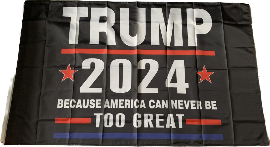 Trump flag drapeau fahne vlag 2024 usa verkiezingen donald trump america amerika verenigde staten usa elections make america great again - blue flag design3 stripes star