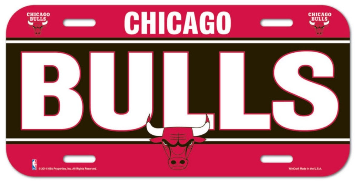 Chicago Bullls NBA basketball USA metal plate license plate Vintage gift sports displays ball michael jordan 23