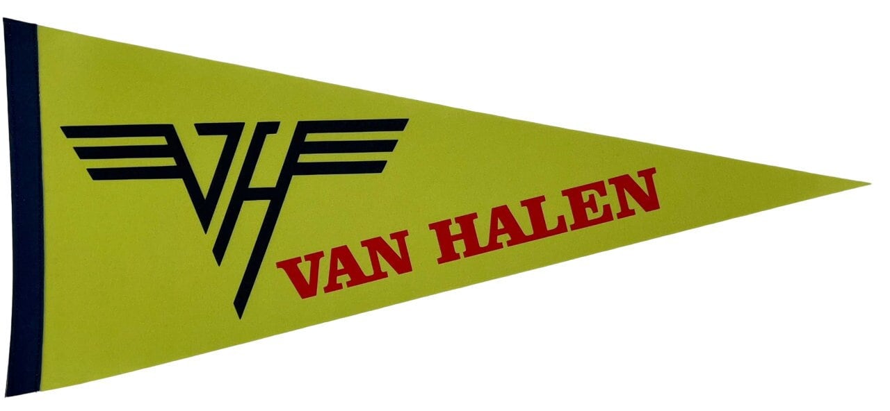 Van Halen pennant van halen flag eddy van halen gift pennants van halen vaantje flag wall decor flag van halen netherlands gift holland flag