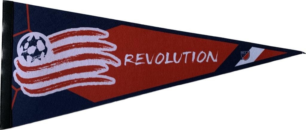 NE New England Revolution mls pennant vaantje vlaggetje vlag sportvaantje fanion pennant flag usa soccer football america