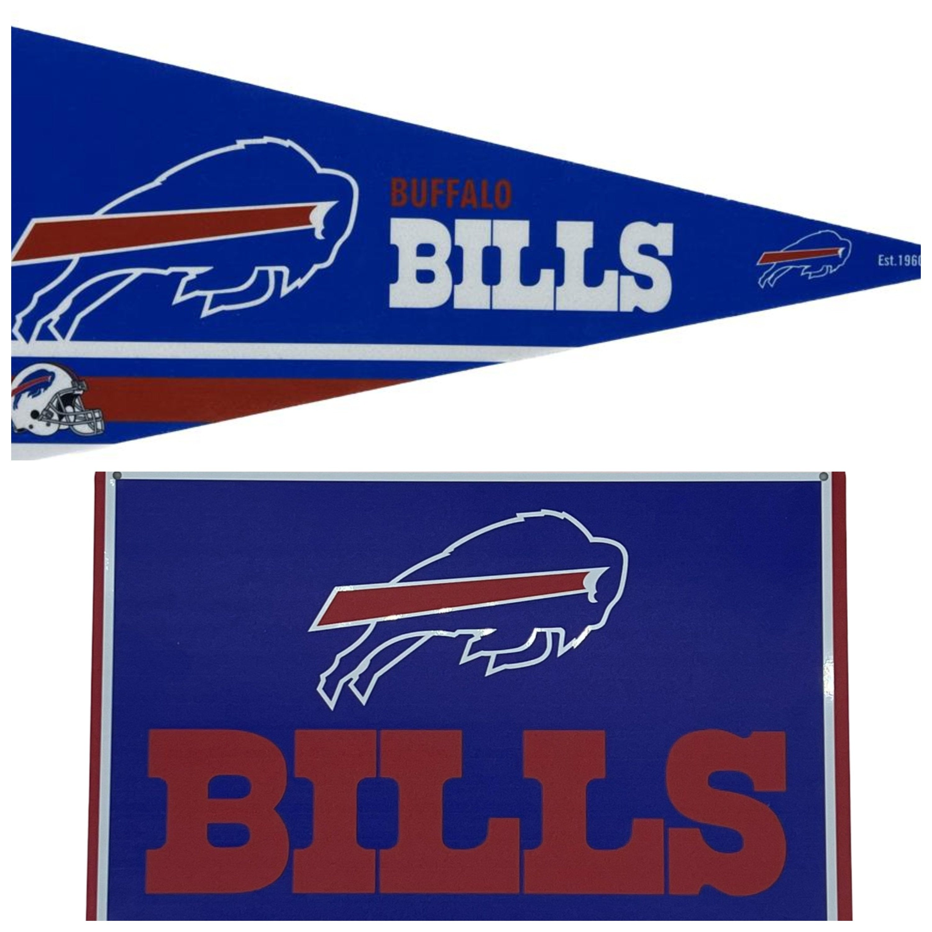 Buffalo Bills american football gridiron nfl pennants vaantje vlaggetje vlag fanion pennant flag fahne drapeau bills pennant flag football - Pennant