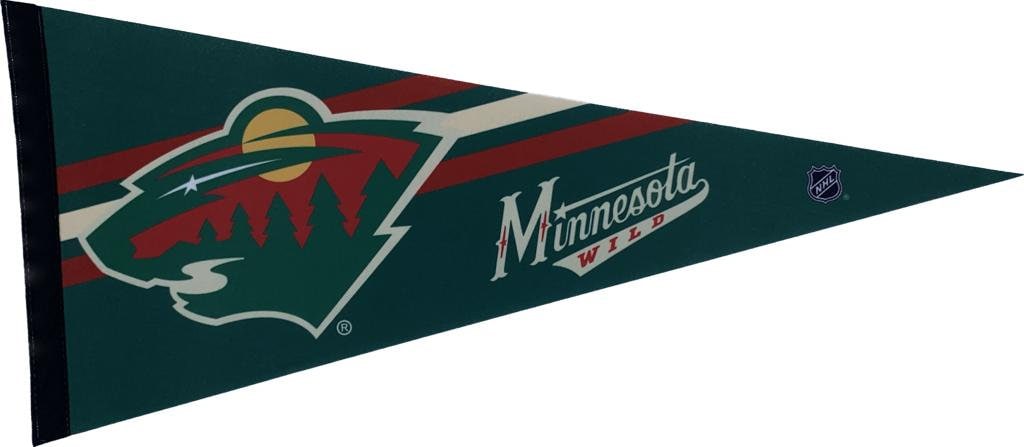 Minnesota Wild pennant nhl pennants vlaggetje vlag vaantje fanion flag ijshockey ice hockey flag iceskating minnesota skating icehockey usa