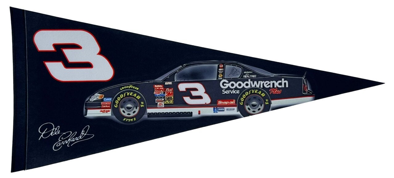 Dale Earnhardt sr pennant Dale Earnhardt sr flag earnhardt 3 gift Dale Earnhardt sr nascar flag gift collectible memory earnhardt nascar car
