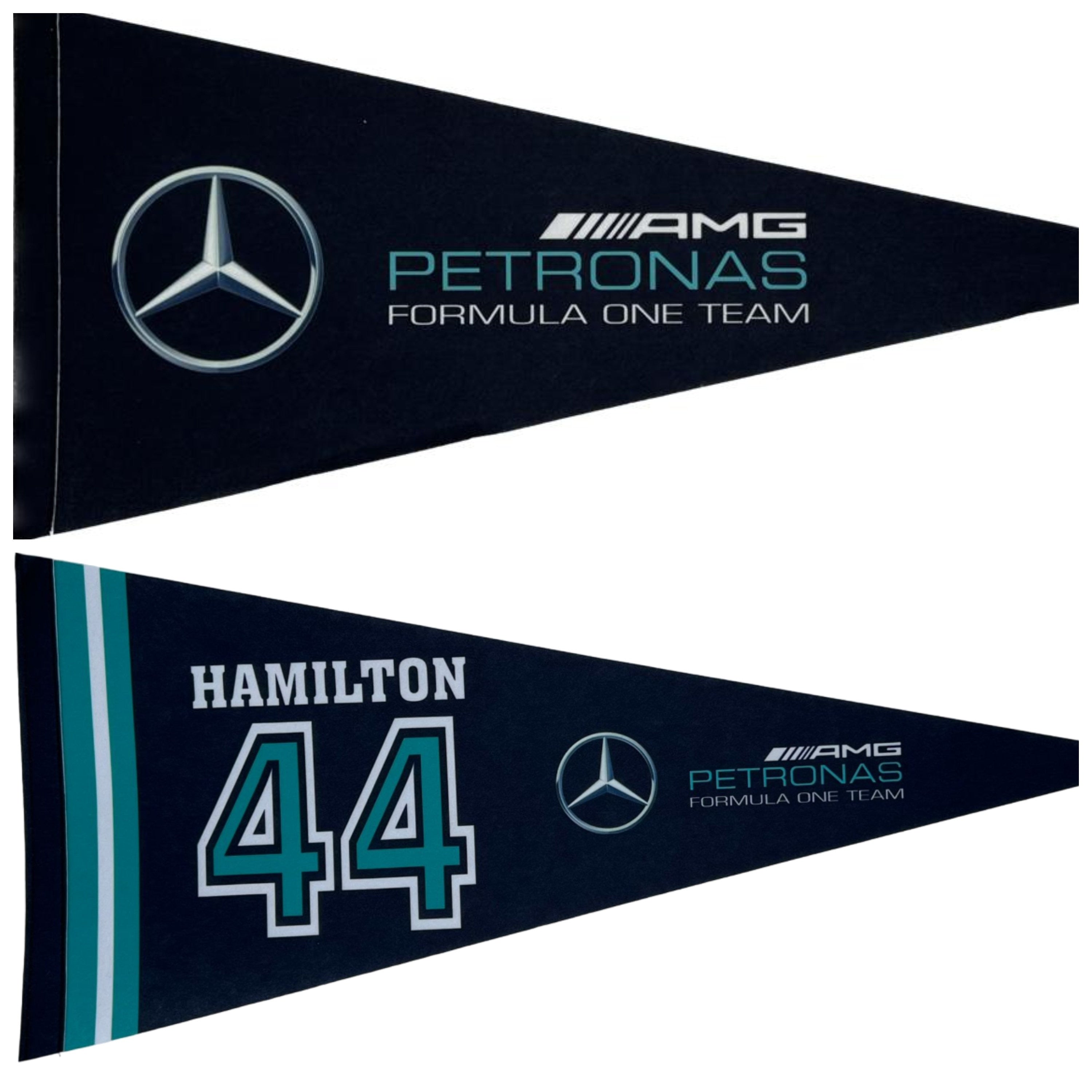 Hamilton 44 F1 GP Formula 1 car vaantje wimpel vlaggetje AMG flag wand decor mercedes f1 petronas gift car