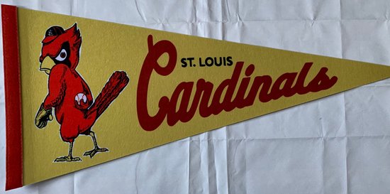 St Louis Cardinals - Angry Bird - MLB - pennant - Baseball - Baseball - Sports pennant - Pennant - Flag - 31 x 72 cm