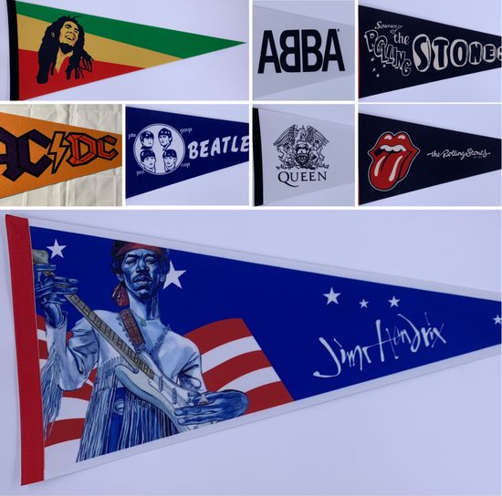 Queen - queen band - beatles logo - Music - Pennant - Freddy Mercury - UK - Sports banner - Pennant - Flag - Pennant - 31*72 cm - logo