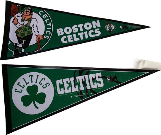 Boston Celtics - NBA - Banner - Basketball - Sports Banner - Pennant - Pennant - Flag - Green/White - 31 x 72 cm