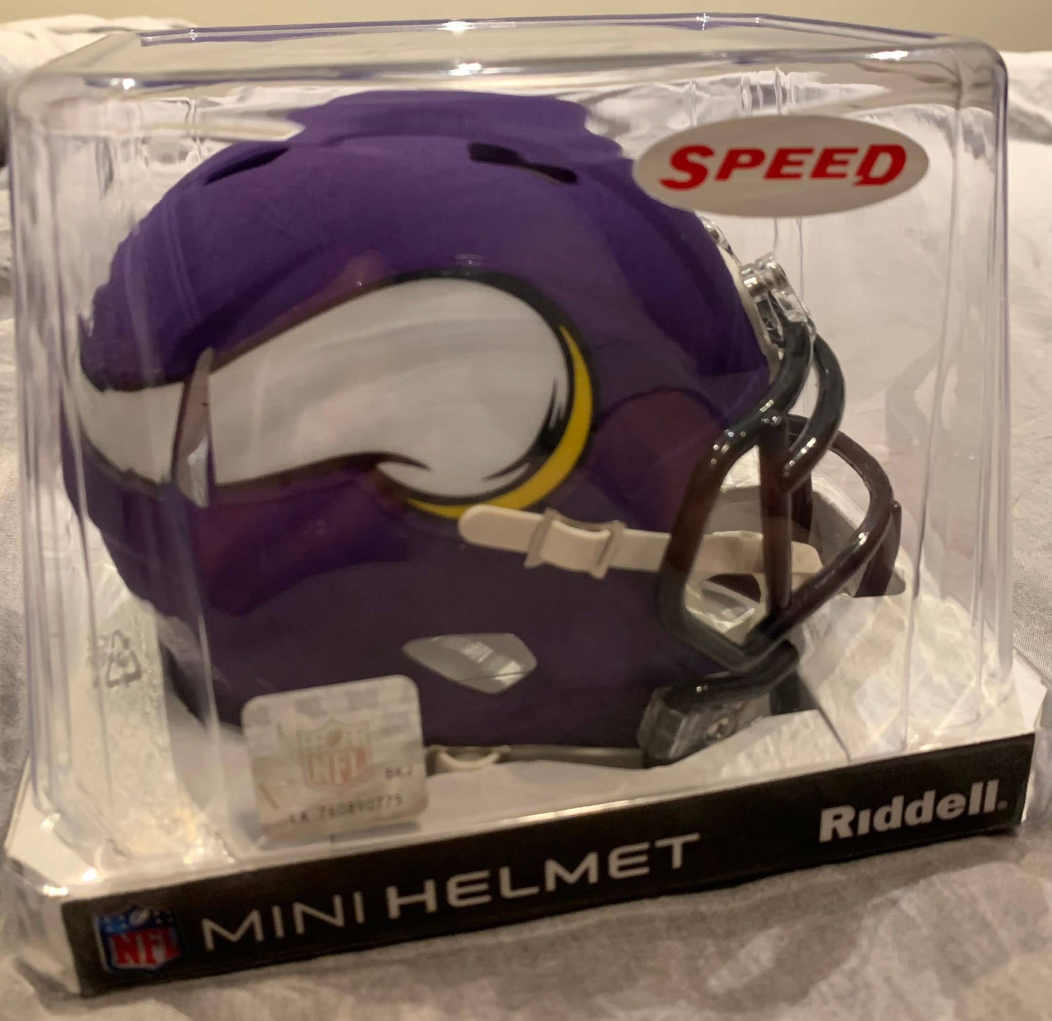 Minnesota Vikings NFL Helmet Riddell replica helm logo tom brady american football helm helmet usa americana collectible minnesota football - Helmet