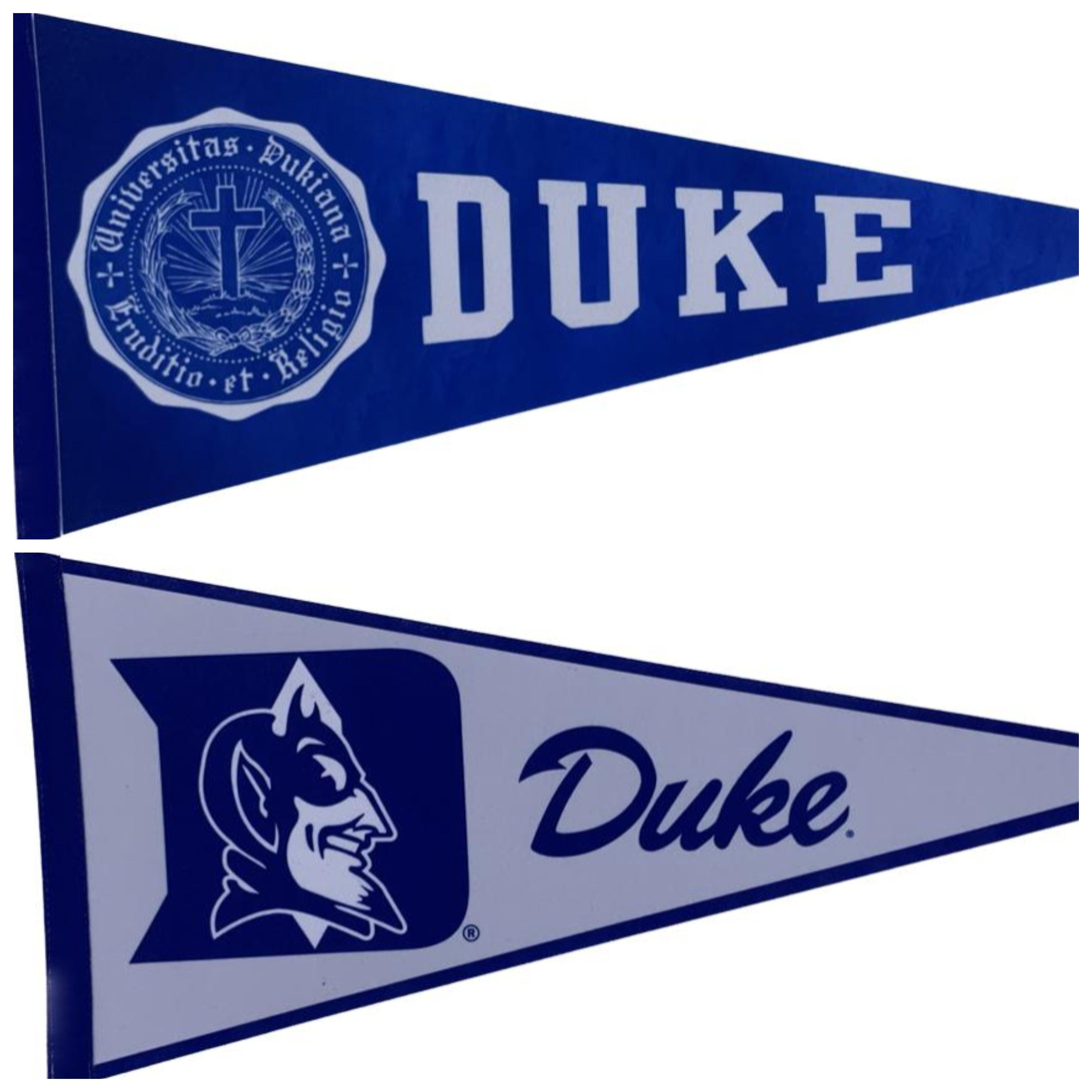 Duke University pennants Duke Devils vaantje vlaggetje vlag fanion pennant flag fahne duke uni gift duke university gift duke devils flag - Duke