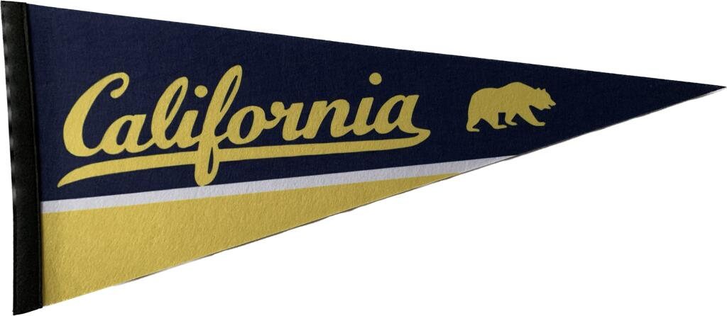 California University uni NCAA american football pennants vaantje vlaggetje vlag fanion pennant flag fahne drapeau university cali bears CA - original