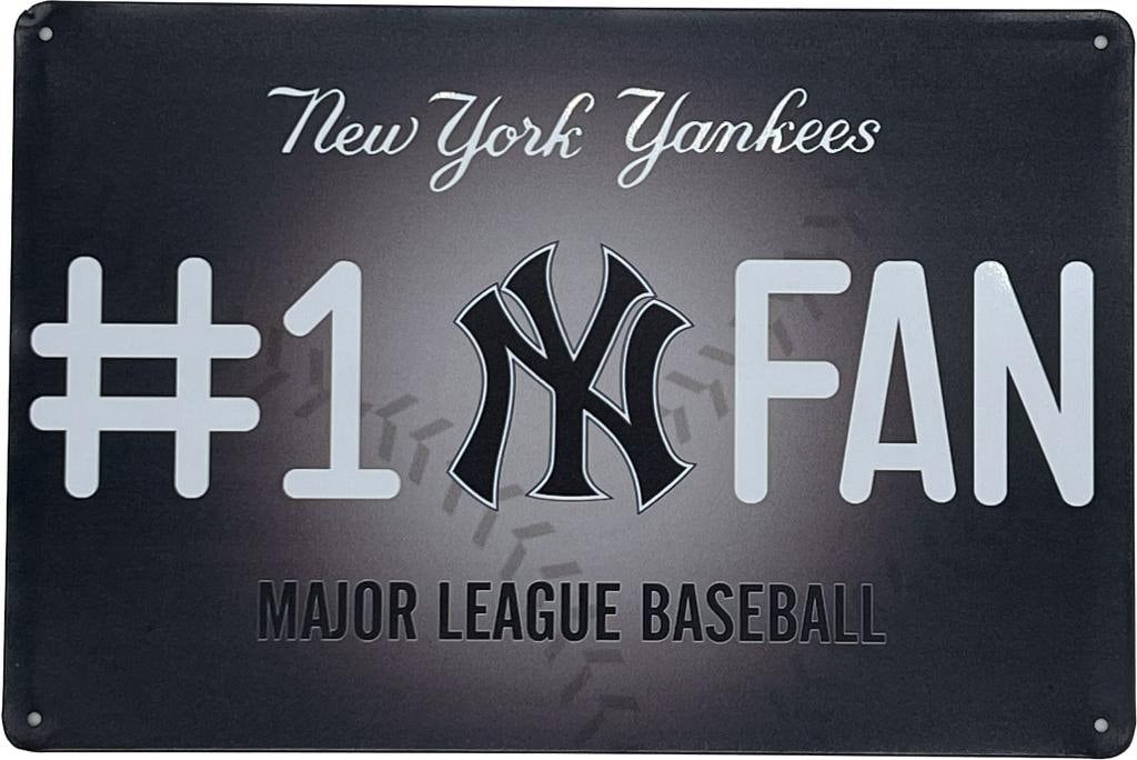 New York Yankees mlb pennants vaantje vlaggetje vlag vaantje fanion pennant flag honkbal baseball ny newyork basebal honkbal bal - VintageWhite
