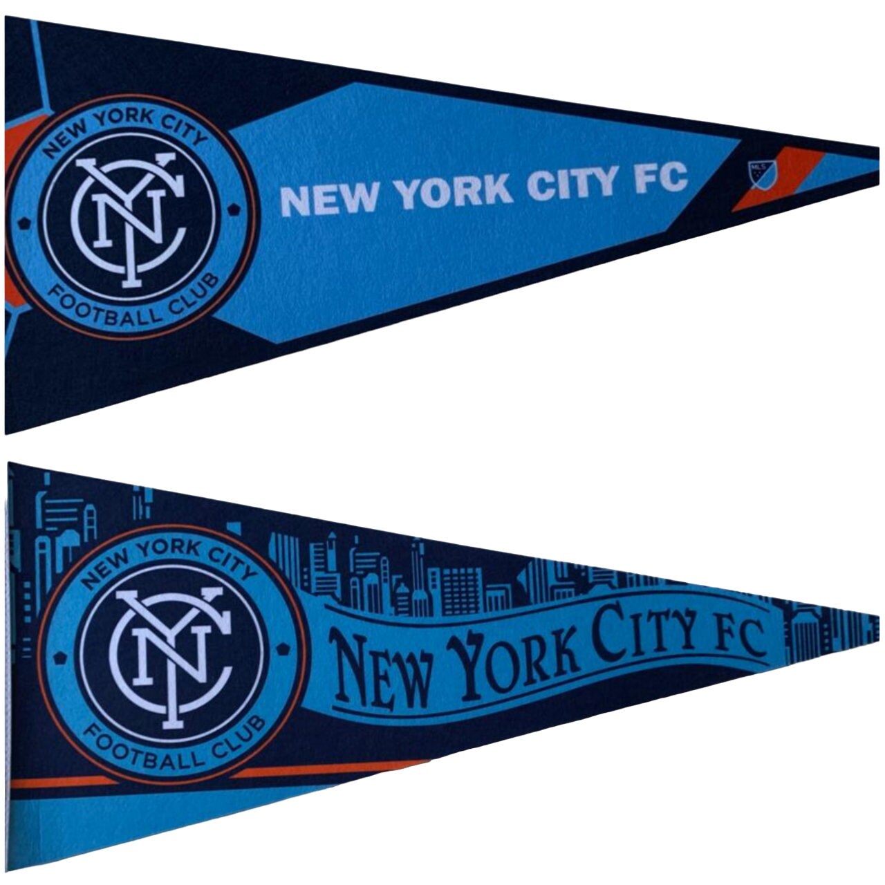 New York City FC NY mls pennant vlaggetje vlag sportvaantje fanion pennant flag usa soccer football america ny - 2