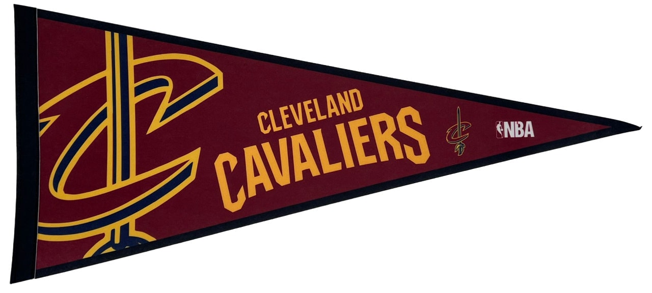 Cleveland Cavaliers Cavs basketball nba ball pennants vaantje vlaggetje vlag vaantje fanion pennant flag drapeaux basketbal - Red