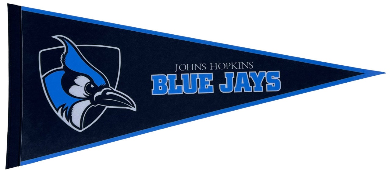 John Hopkins University wimpels vaantje vlaggetje vlag fanion wimpel vlag fahne drapeau john hopkins gift uni hopkins vlag - Logo