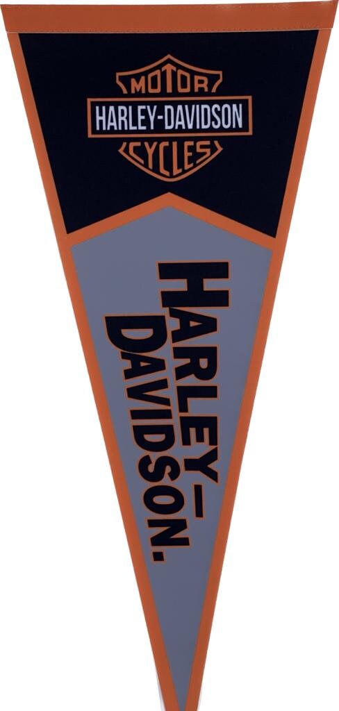 Harley Davidson Motorcycles motoren usa wimpels vaantje vlaggetje vlag vaantje fanion wimpel vlag vintage americana wand decor motoren - Black