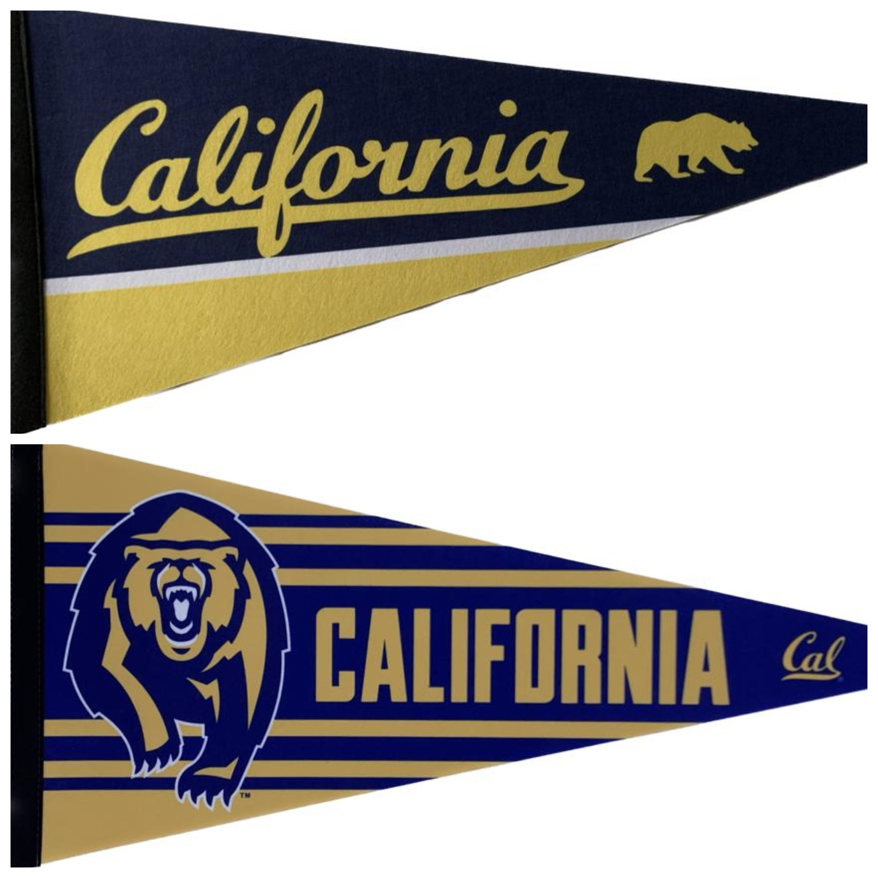 California University uni NCAA american football pennants vaantje vlaggetje vlag fanion pennant flag fahne drapeau university cali bears CA - original