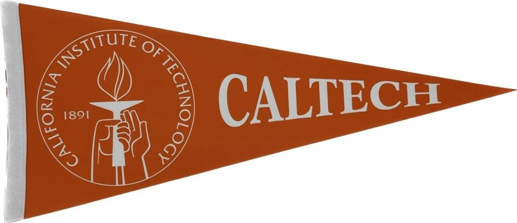 CALTECH california institute technology University pennants vaantje vlaggetje vlag fanion pennant flag fahne drapeau uni gift cali californi - Logo