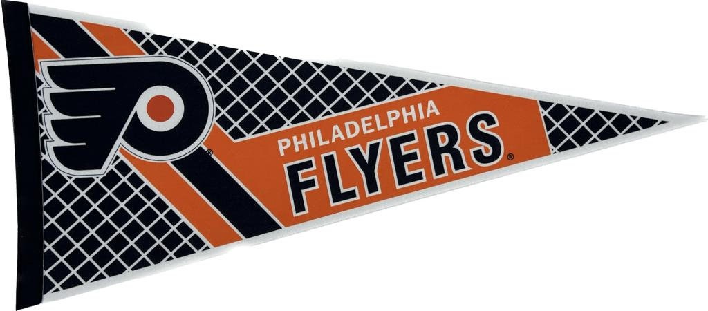 Philadelphia Flyers Philly nhl pennants vaantje vlaggetje vlag vaantje fanion pennant flag ice hockey ijshockey usa ice skating - Goalie