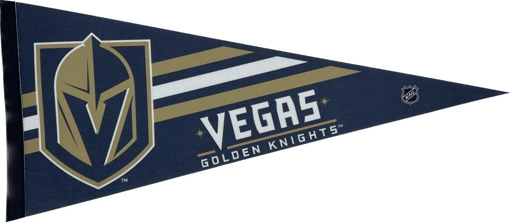 Las Vegas Golden Knights NHL pennants vaantje vlaggetje vlag fanion pennant flag drapeau ice hockey ijshockey usa ice skating usa america - Puck