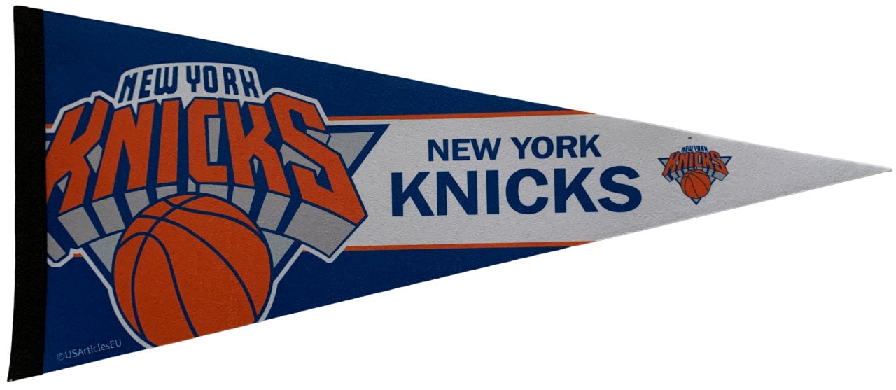 New York NY Knickerbockers basketball nba ball pennants vaantje vlaggetje vlag vaantje fanion pennant flag drapeaux fahne basket - Blue
