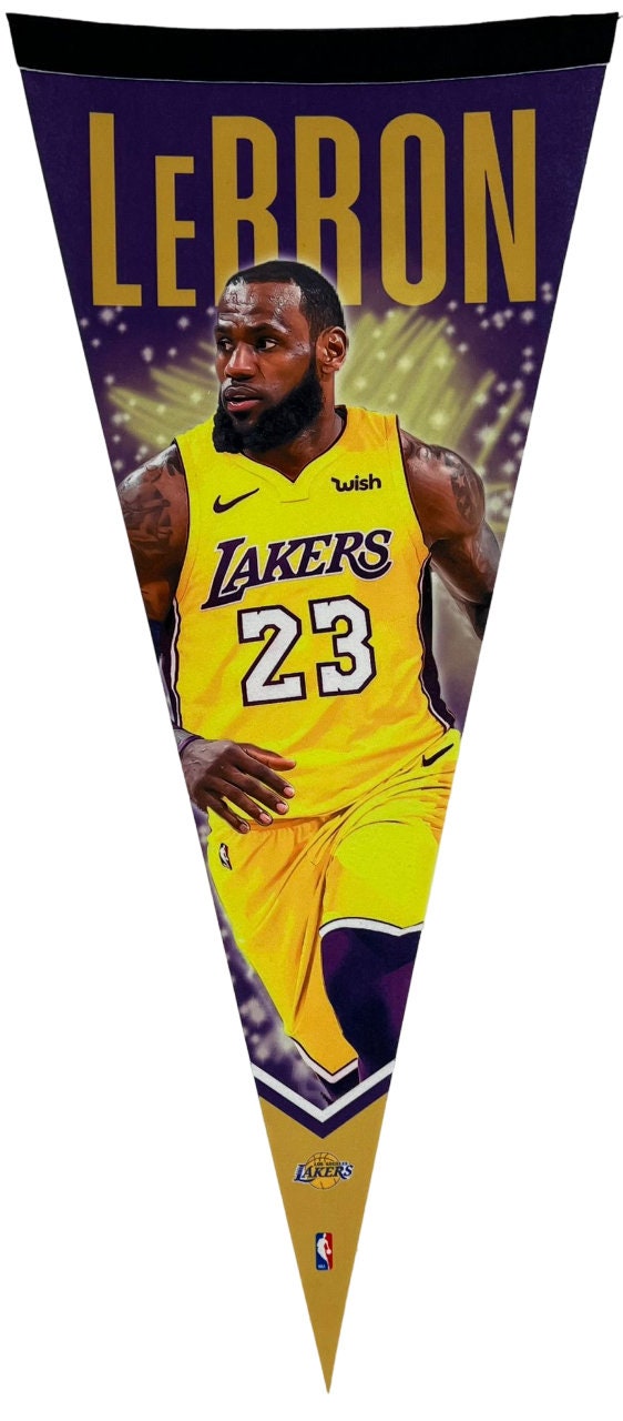 Los Angeles Lakers nba pennant basketball flag lebron james pennants vaantje lebron fanion kobe pennant flag LA Lakers kobe bryant flag LA - Kobe