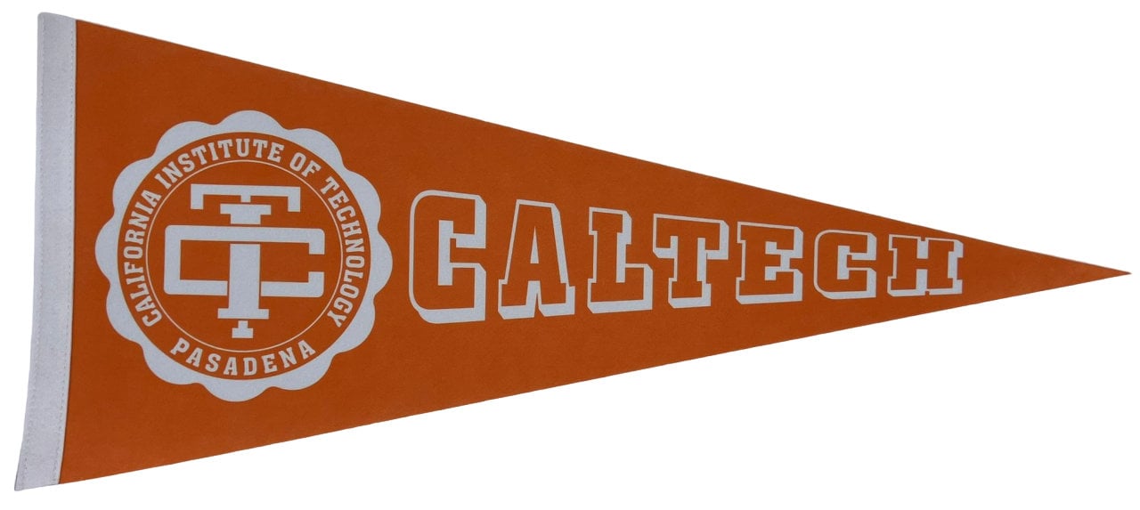 CALTECH california institute technology University pennants vaantje vlaggetje vlag fanion pennant flag fahne drapeau uni gift cali californi - Logo