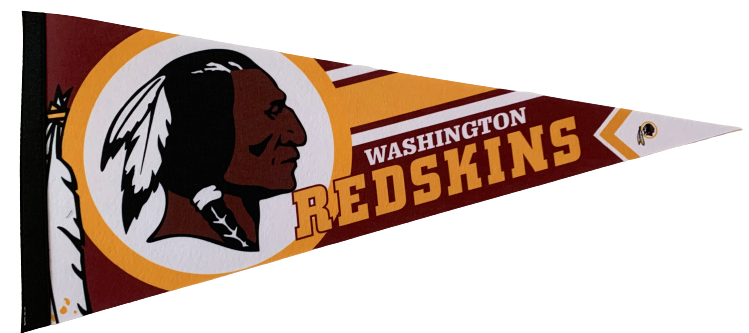 Washington Redskins NFL pennant pennant Vintage pennants football vaantje washington commanders vlaggetje gridiron redskins vlag fanion pennant flag  usa america vintage sport - Vintage Logo