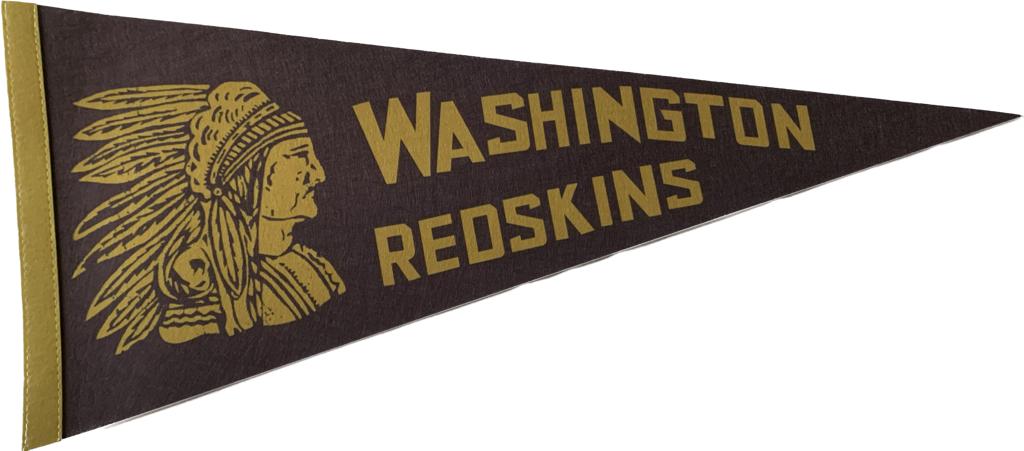 Washington Redskins NFL pennant pennant Vintage pennants football vaantje washington commanders vlaggetje gridiron redskins vlag fanion pennant flag  usa america vintage sport - Vintage Logo