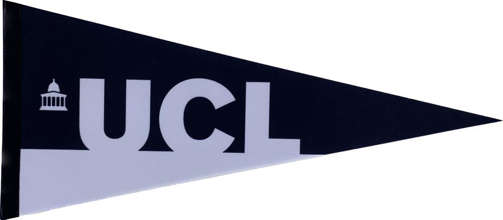 University College London UCL university of central london pennants vaantje vlaggetje vlag fanion pennant flag fahne drapeau UCL gift uni