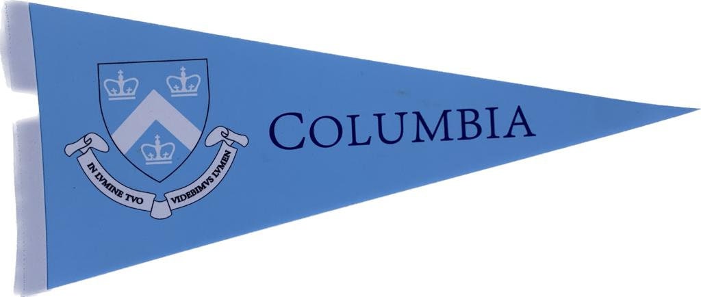 University of Columbia NCAA american football pennants vaantje vlaggetje vlag fanion pennant flag fahne drapeau ivy league cali gift