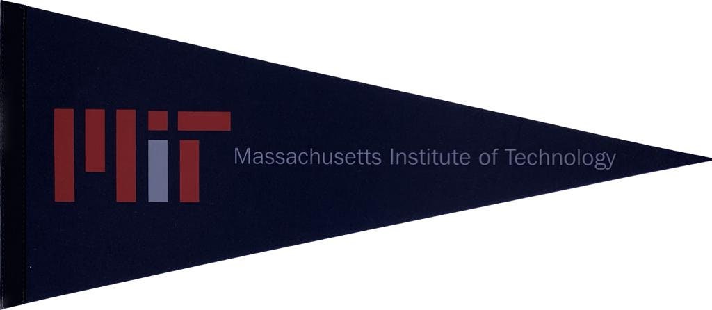 MIT Massachusetts Institute of Technology University pennants vaantje vlaggetje vlag fanion pennant flag fahne drapeau massachusetts uni