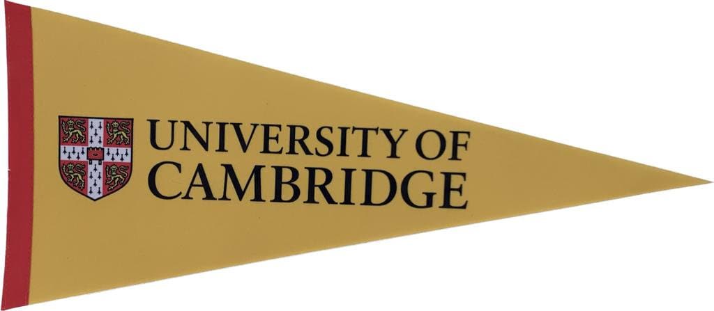 Cambridge University pennants uk uni vaantje vlaggetje cambridge flag fanion university uk pennant flag fahne drapeau uk university flag