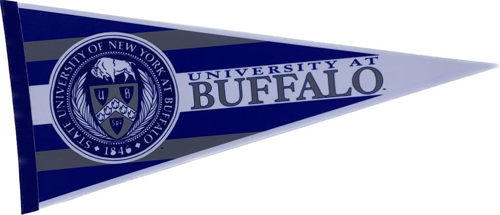 University Buffalo New York NY ncaa pennants vaantje vlag fanion pennant flag fahne drapeau university new york buffalo 90s vintage gift