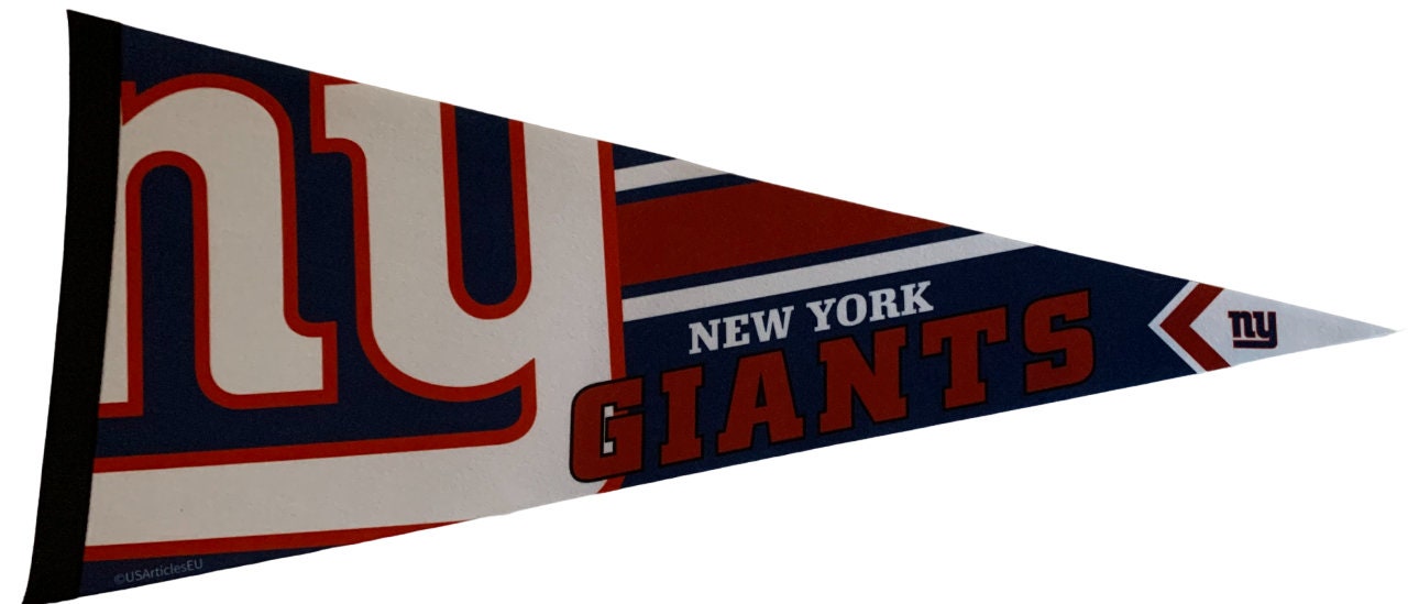 New York Giants pennant american football pennant gridiron nfl pennants vlaggetje vlag vaantje fanion NY Giants flag fahne drapeaux football