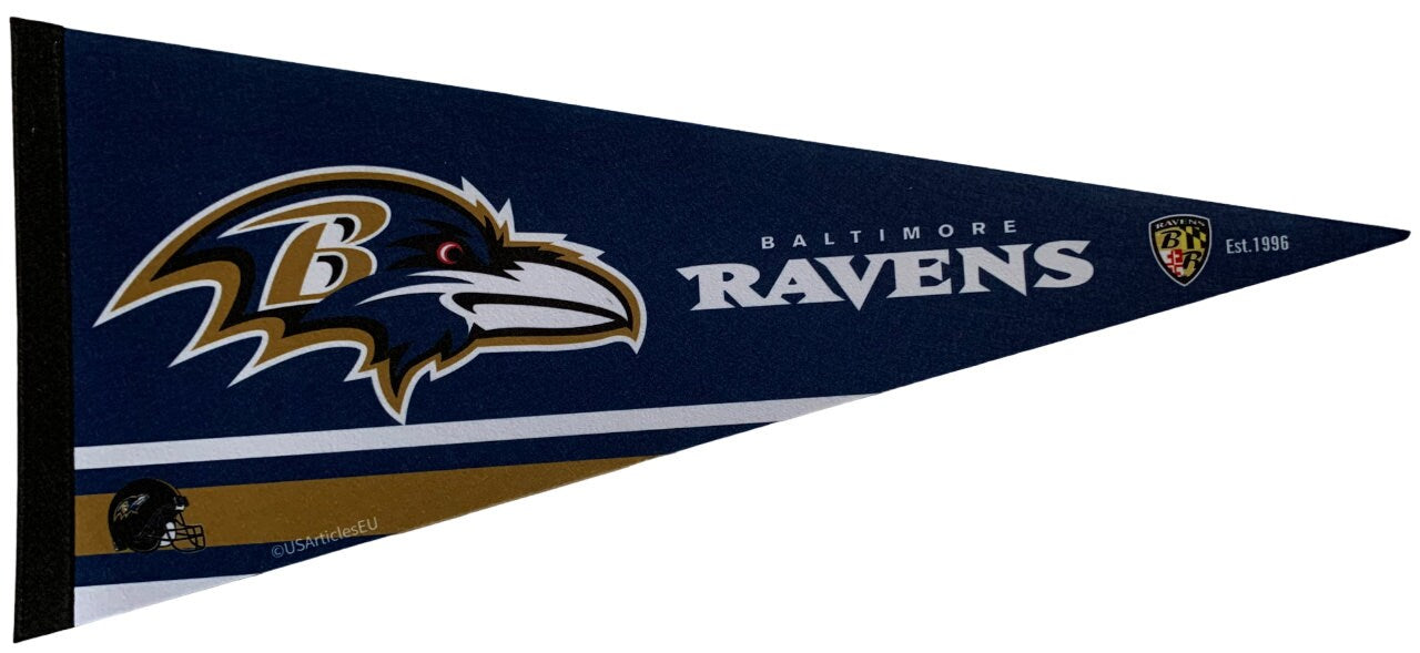 Baltimore Ravens american football gridiron nfl pennants vlaggetje vlag vaantje fanion pennant flag fahne drapeaux ravens football ray lewis