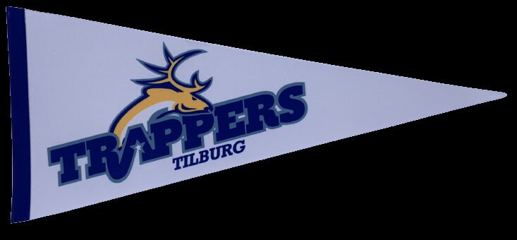 Tilburg Trappers pennant nhl pennants vlaggetje vlag vaantje flag ijshockey ice hockey flag iceskating tilburg skating icehockey nederland