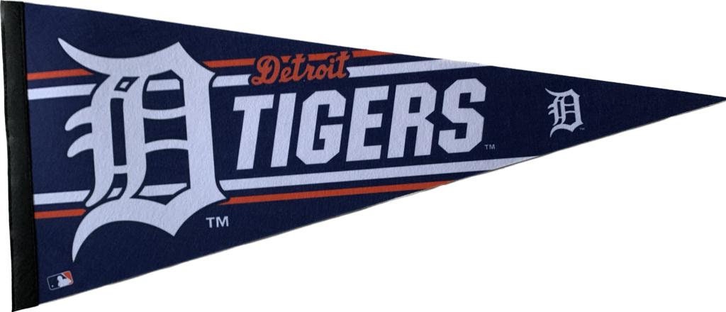 Detroit Tigers MLB pennants vaantje vlaggetje vlag fanion pennant flag honkbal baseball ball fahne detroit sports team Michigan