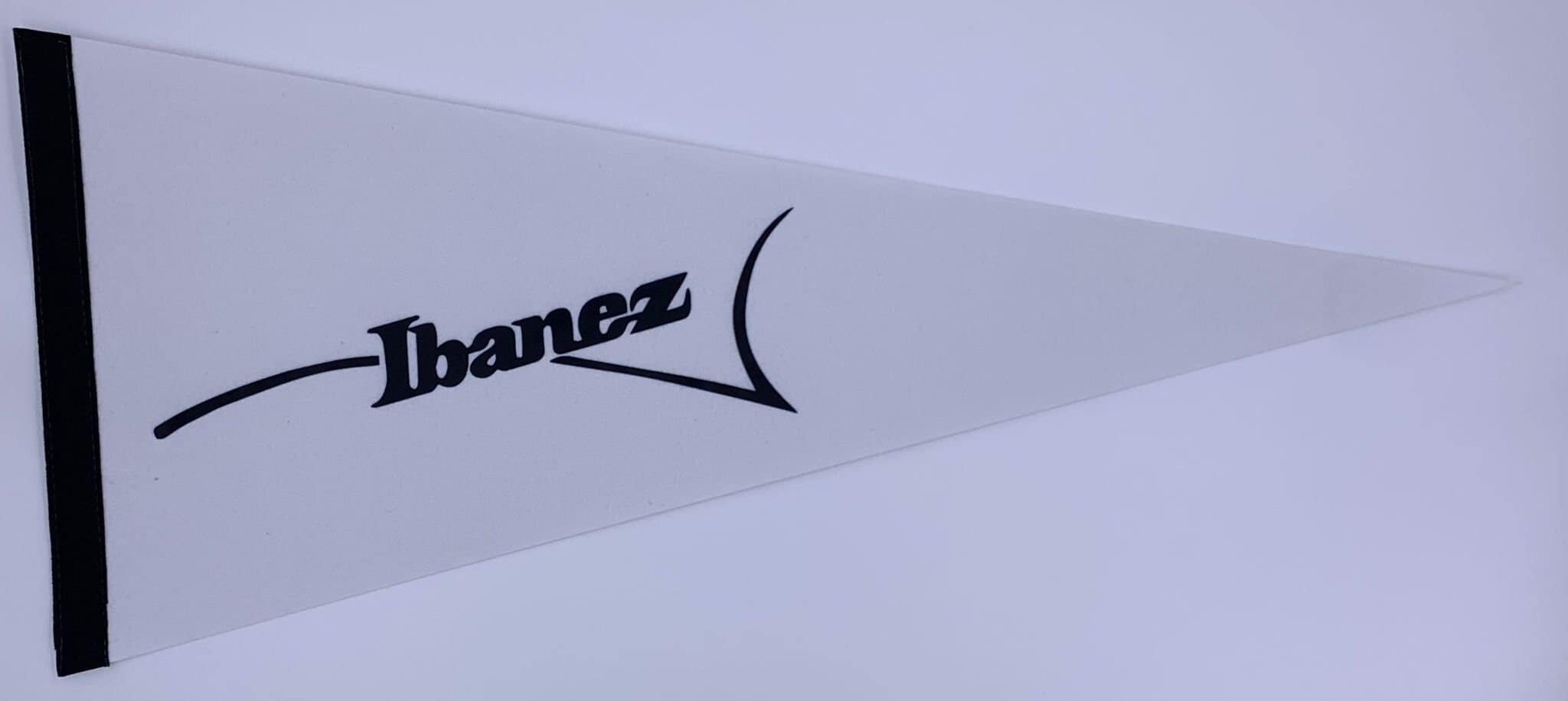 Ibanez Guitar pennant Music collectibles vintage pennants vaantje vlag vaantje fanion pennant flag rock music finds wall decor instrument